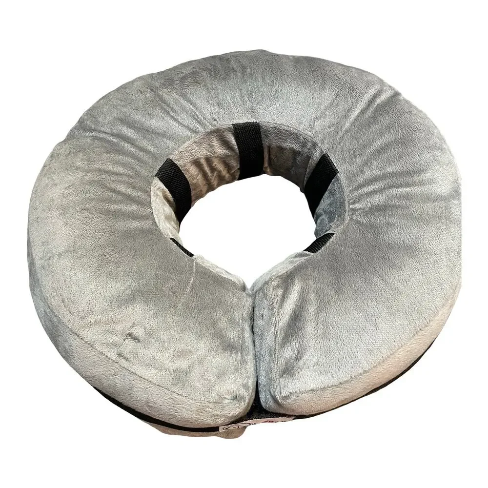 Comfurt Collar Dog Recovery Cone Alternative Soft Foam Gray Size Large 15